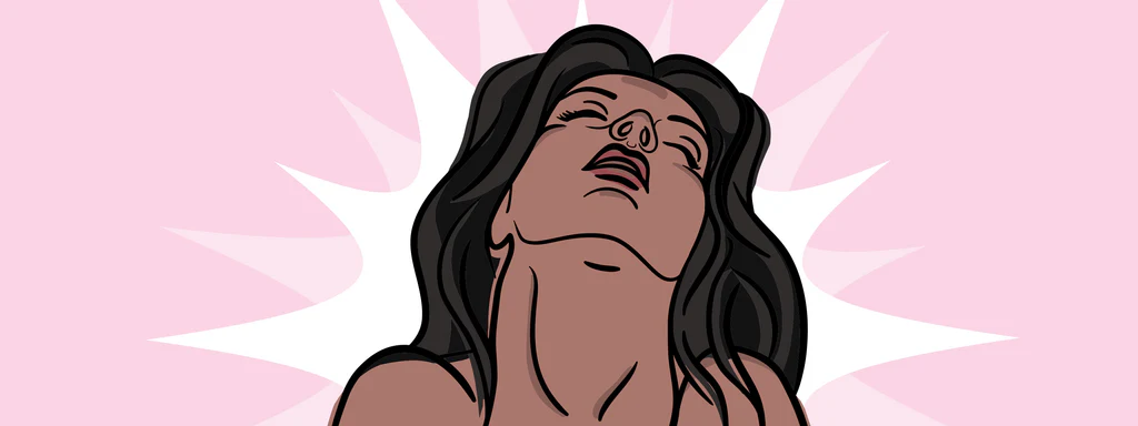 Woman enjoying discreet pleasure with app-controlled toy 2026