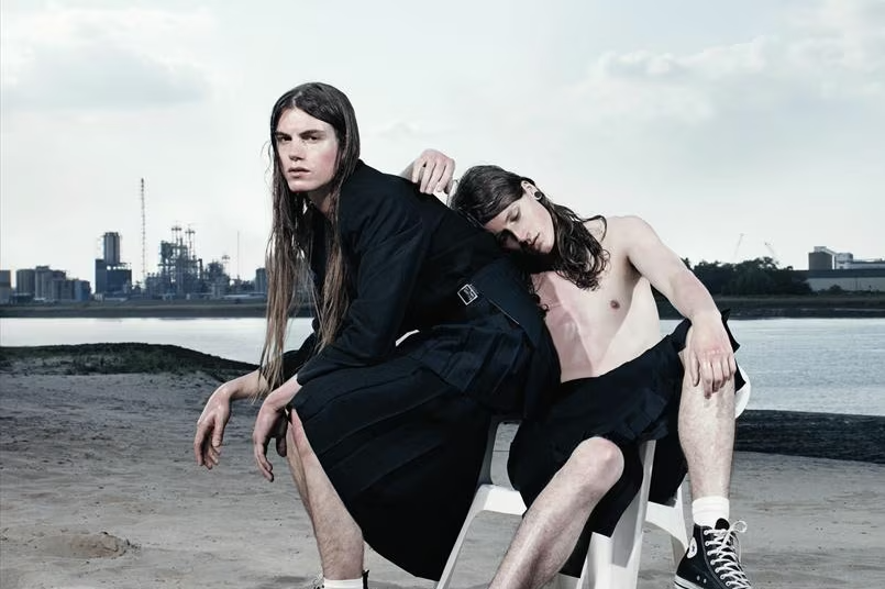 Confident person getting dressed representing gender euphoria and comfortable self-expression