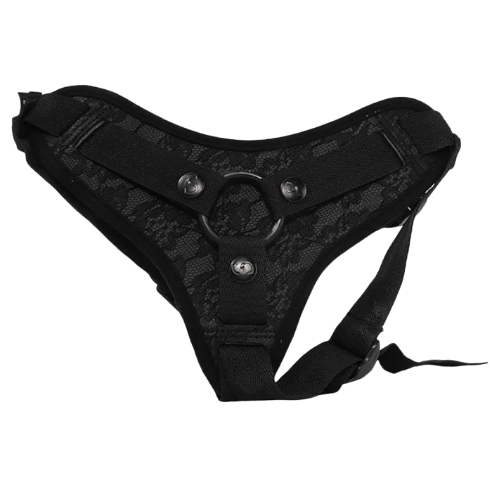 Midnight Lace Strap-on Harness from Bellesa