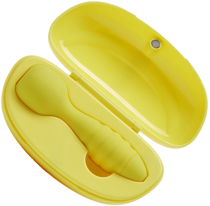 The Demi Wand by Bellesa in its stealth charging case