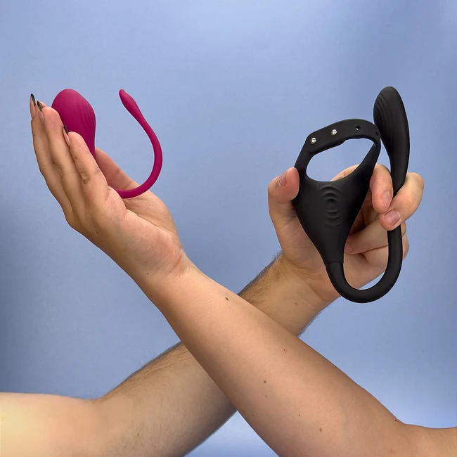 Connection Couples Kit with Jazz egg and P-spot vibrator