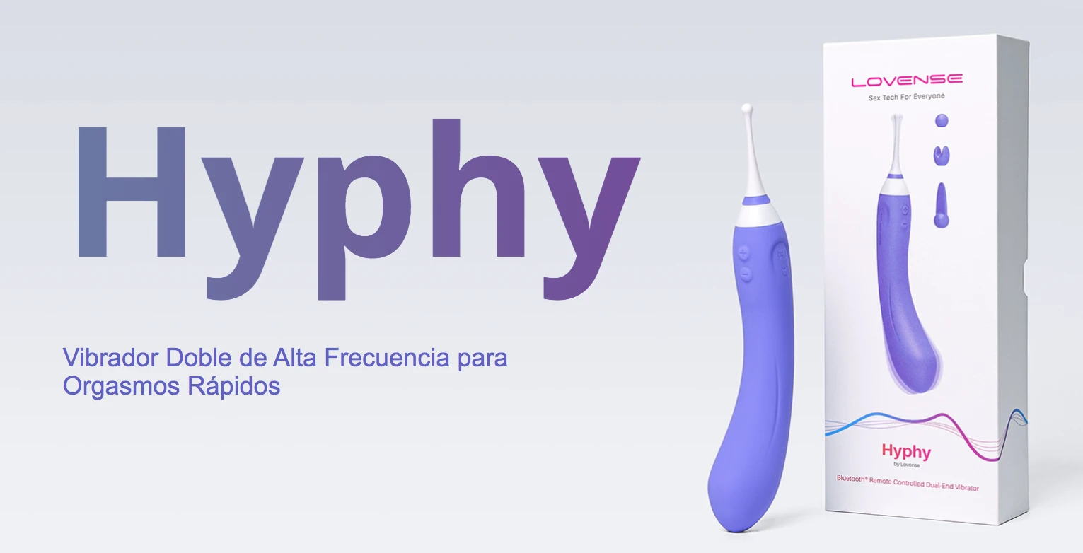 Lovense Hyphy dual-end high-frequency vibrator with attachments