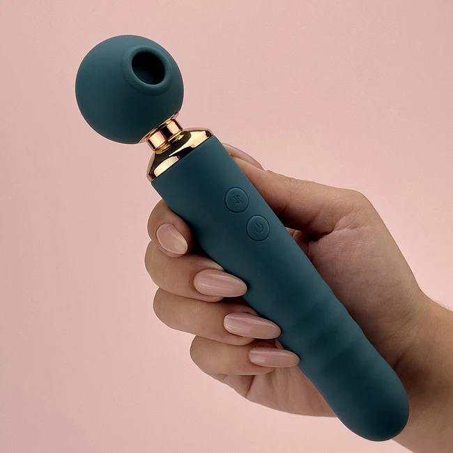 Talent sucking wand vibrator for clitoral stimulation
